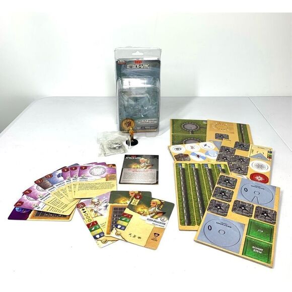 Dungeons & Dragons D&D Attack Wing Sun Elf Wizard Expansion Pack Wizkids - Picture 2 of 8